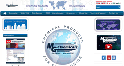 Desktop Screenshot of mgchemicals.com
